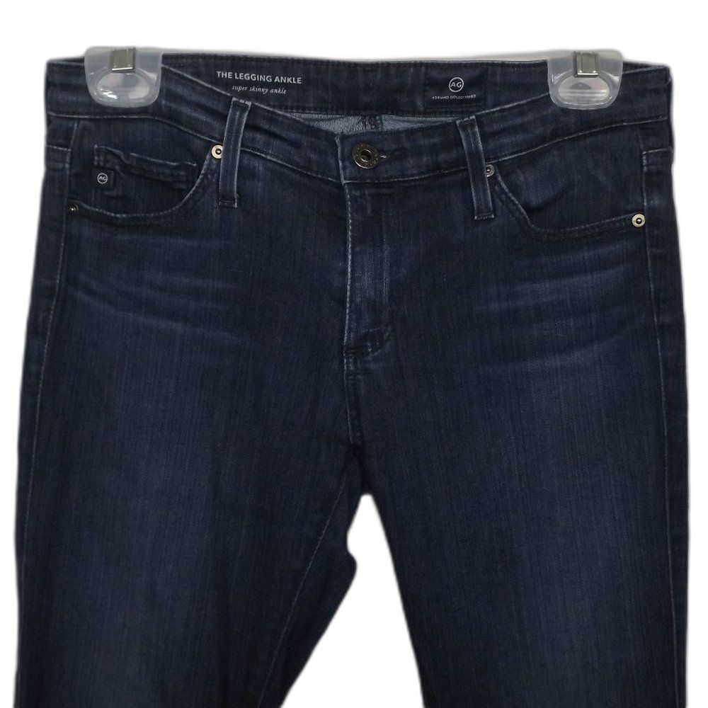 AG ADRIANO GOLDSHMEID Jeans, 26R, Legging Ankle, Skinny, CoalGrey Wash, low rise - Picture 2 of 12